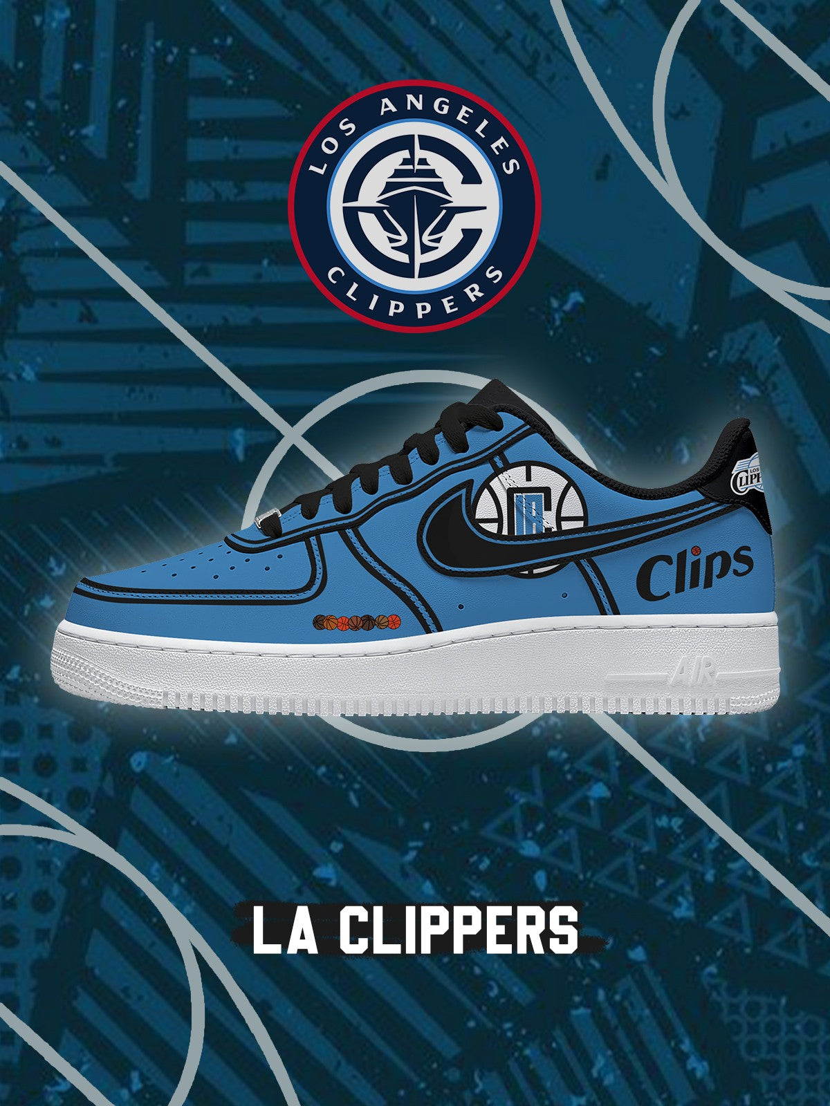 Zapatillas Air-Style personalizadas LA Basketball V.2