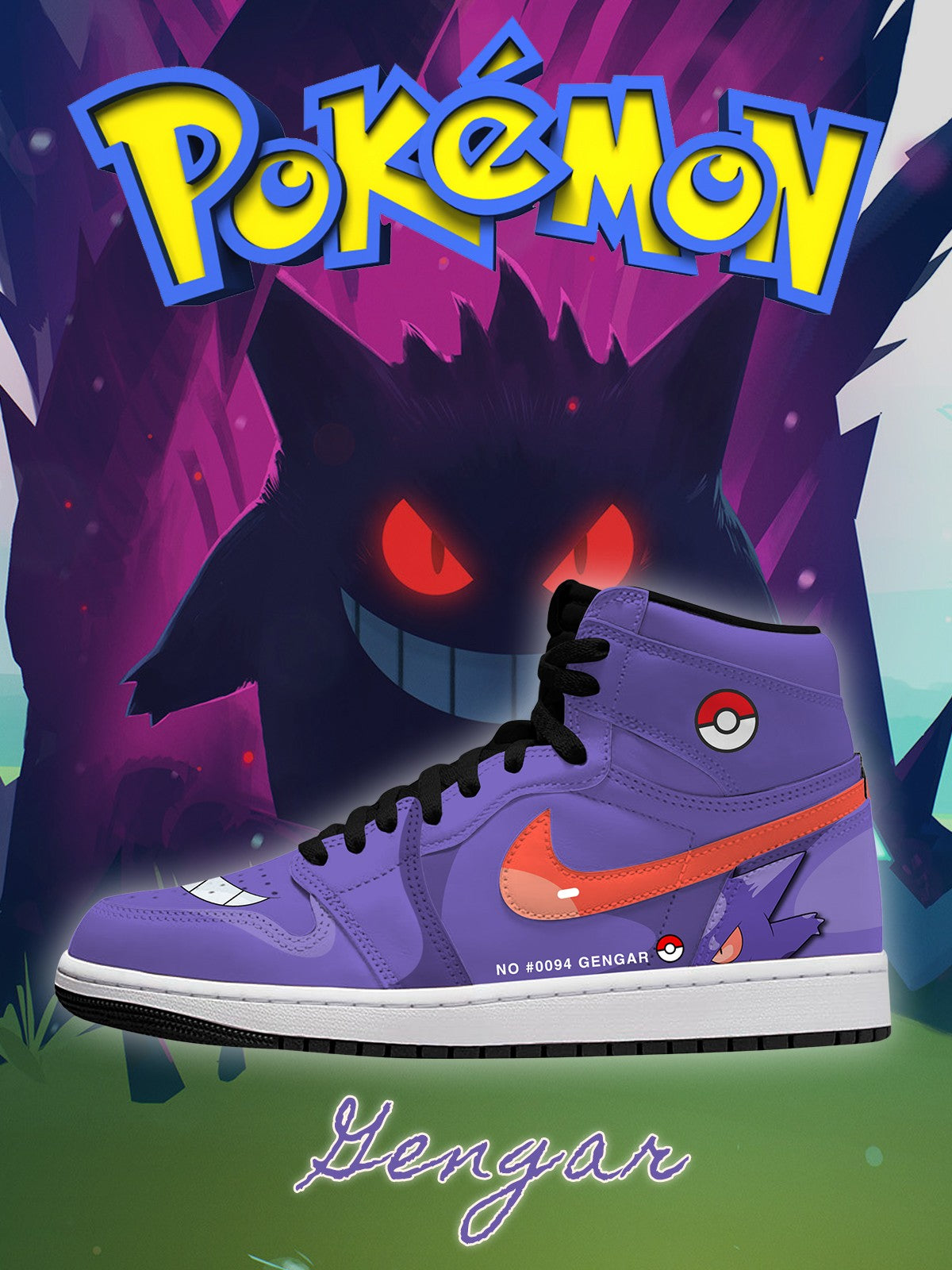Zapatillas altas personalizadas Gengar V.1