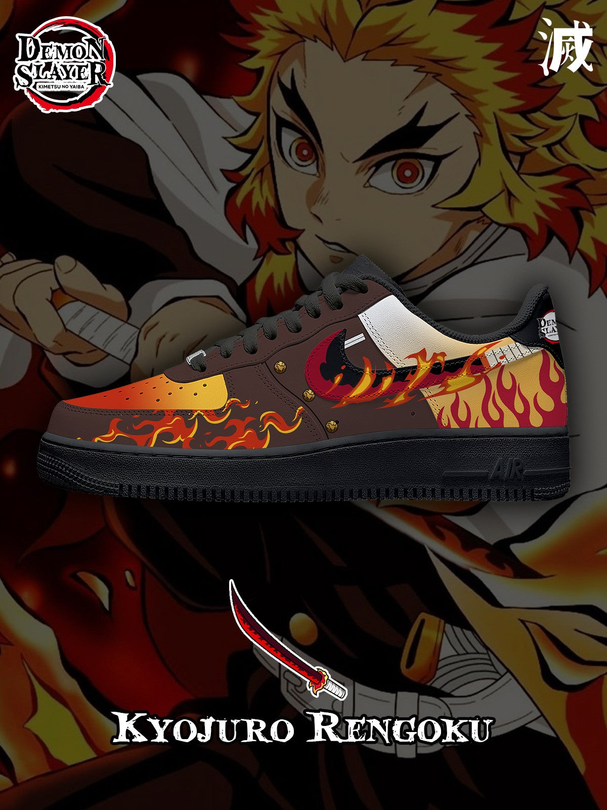 Rengoku V.5 Custom Air-Style Sneakers
