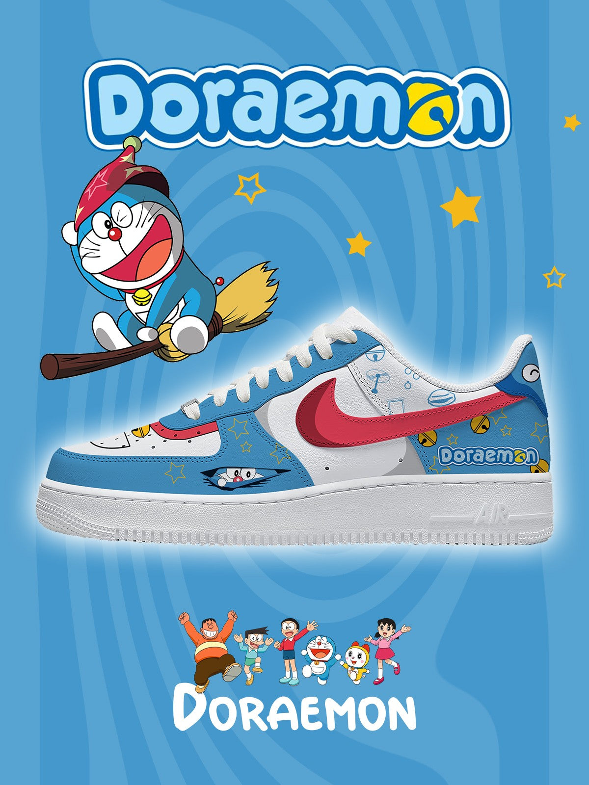 Zapatillas deportivas personalizadas estilo Air Robot Cat V.1