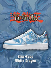 Blue-Eyes White Dragon V.1 Custom Air-Style Sneakers