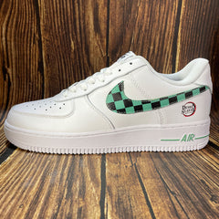 Zapatillas deportivas estilo aire personalizadas Tanjiro Kamado V.1