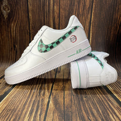Zapatillas deportivas estilo aire personalizadas Tanjiro Kamado V.1