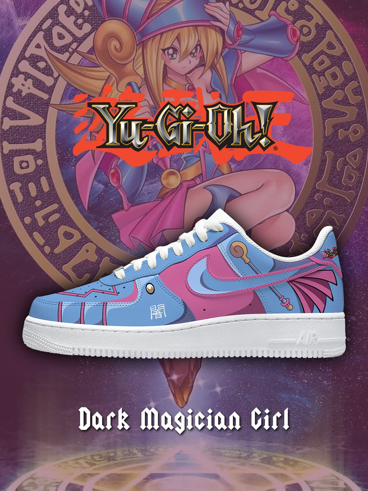 Dark Magician Girl V.1 Custom Air-Style Sneakers