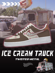 Zapatillas deportivas personalizadas estilo Air de Sweet Tooth Ice Cream Truck V.1