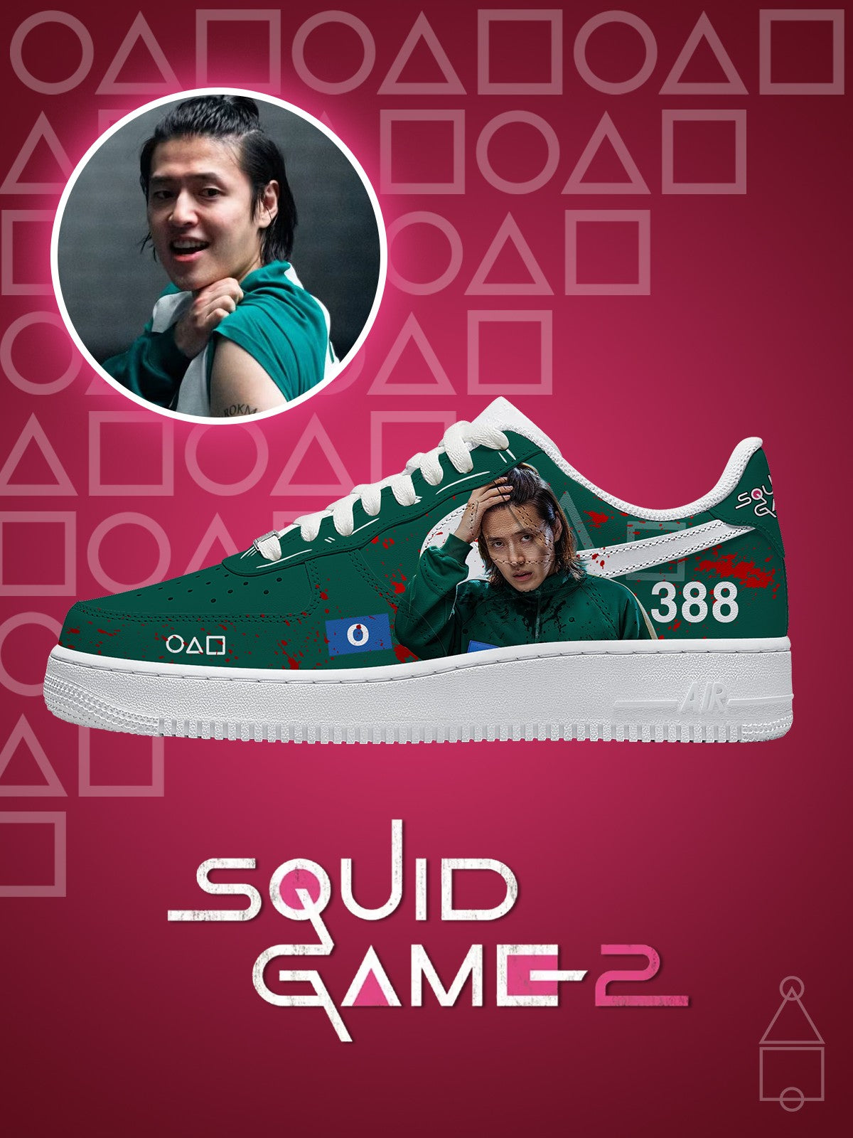 Zapatillas deportivas personalizadas estilo Air Player 388 V.1