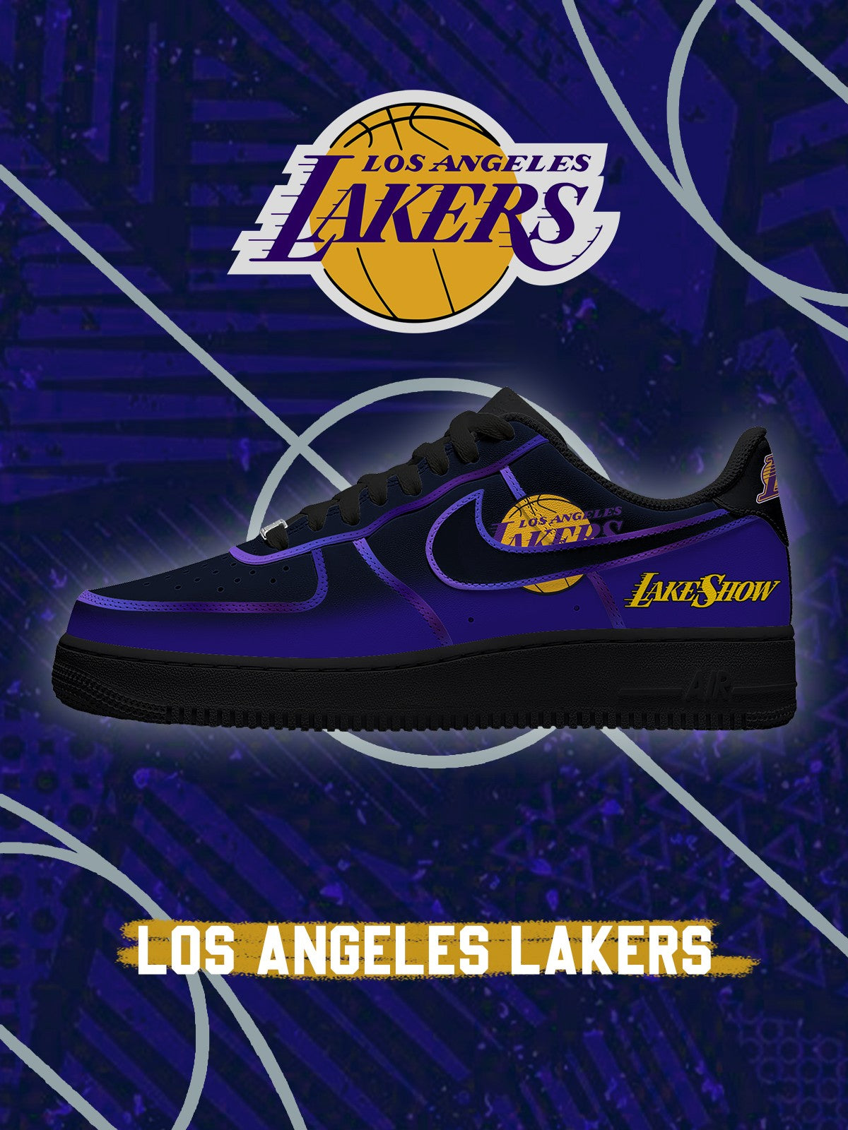 Zapatillas Air-Style personalizadas Los Angeles Basketball V.2