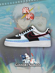 Gintoki Sakata V.1 Custom Air-Style Sneakers