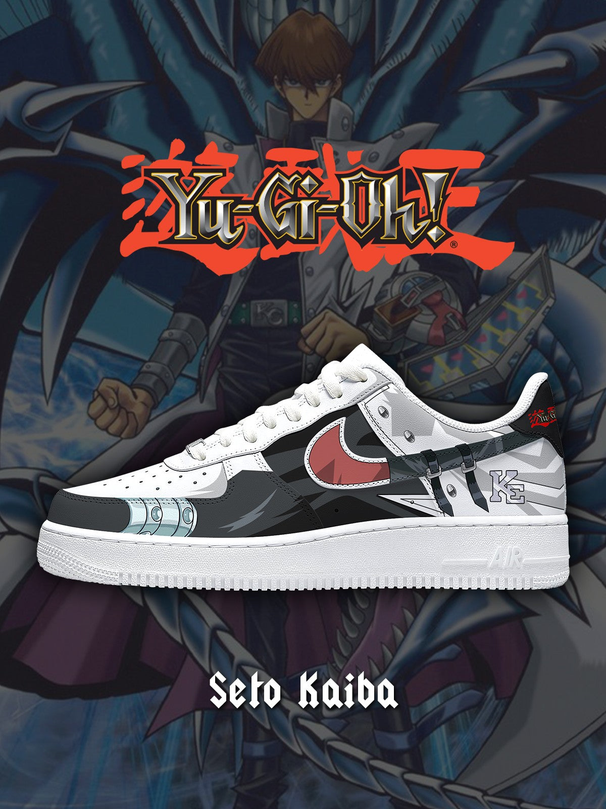 Seto Kaiba V.1 Custom Air-Style Sneakers
