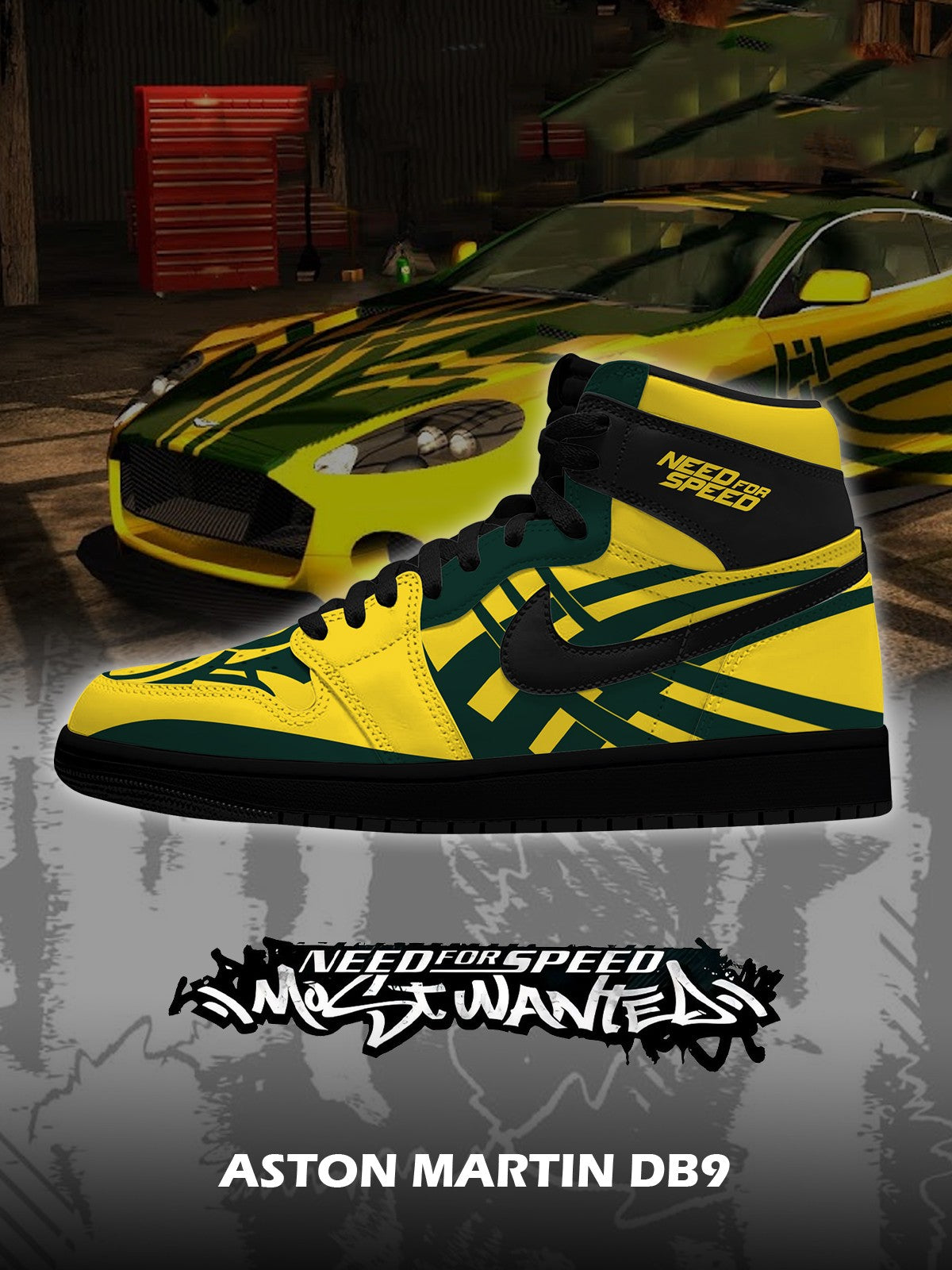 Zapatillas altas personalizadas DB9 V.1 de A.Martin