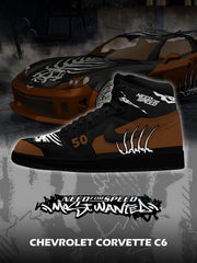 Zapatillas altas personalizadas C.Corvette C6 V.1