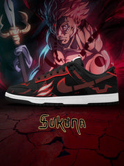 Ryomen Sukuna True Form V.1 Custom SB-Style Sneakers