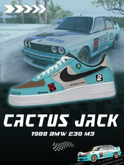 Cactus Jack 1988 E30 M3 V.1 Custom Air-Style Sneakers