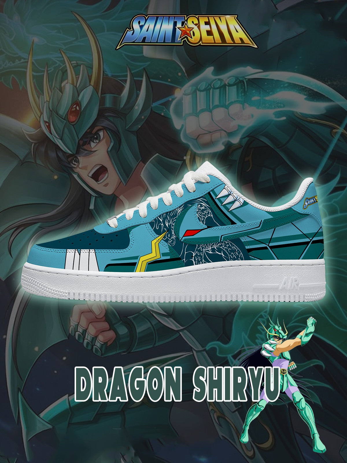 Zapatillas deportivas personalizadas Dragon Shiryu V.2 Air-Style