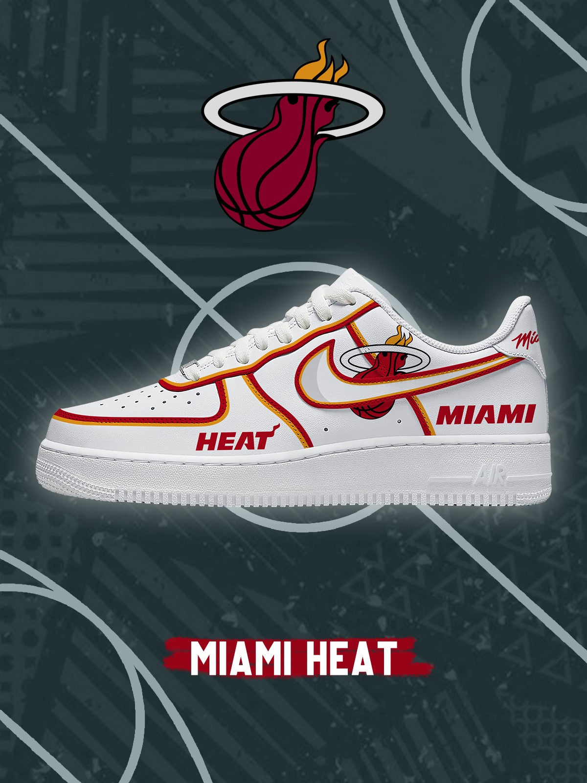 Zapatillas deportivas personalizadas estilo Air de Miami Basketball V.3