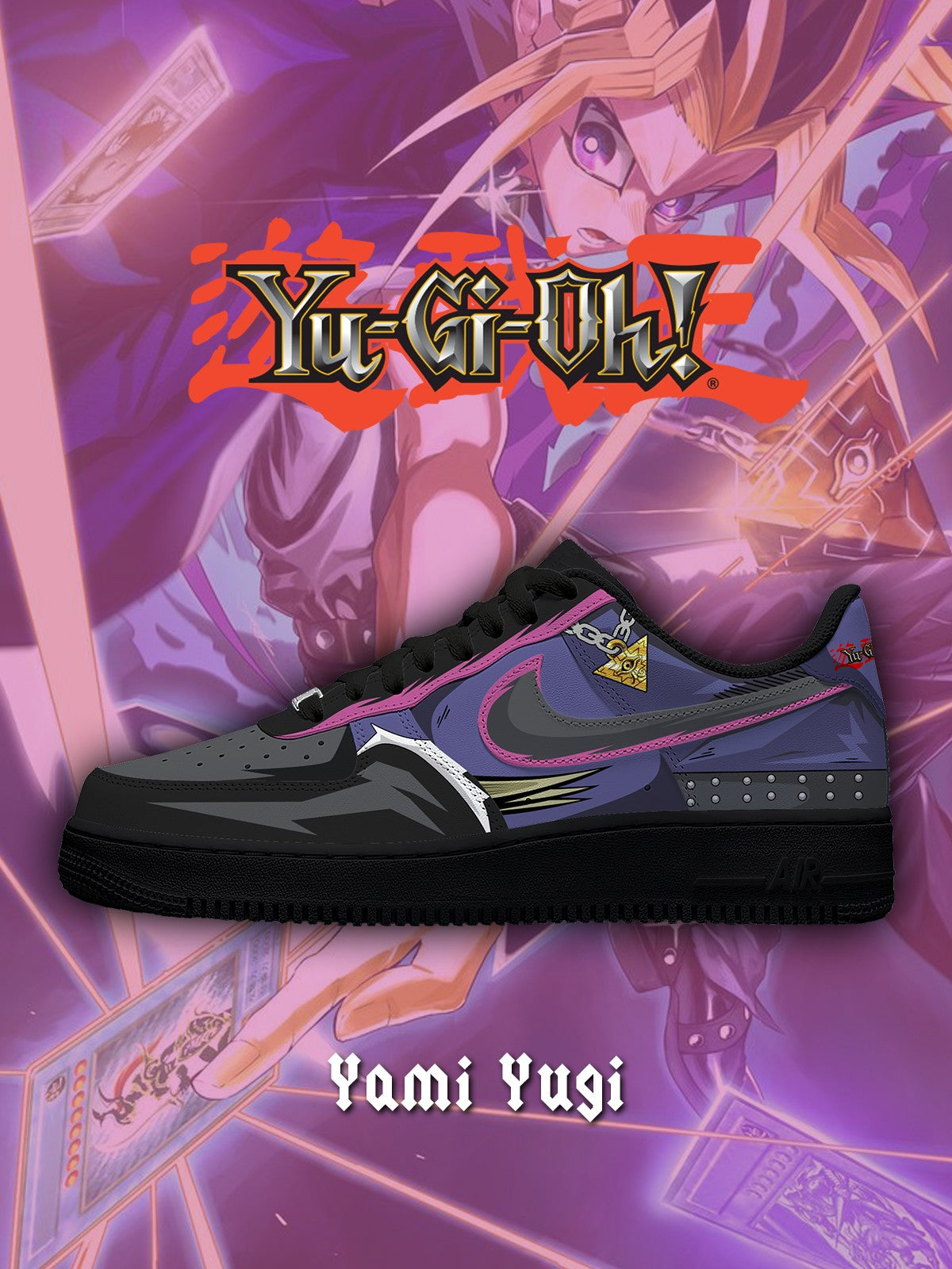 Yami Yugi V.1 Custom Air-Style Sneakers