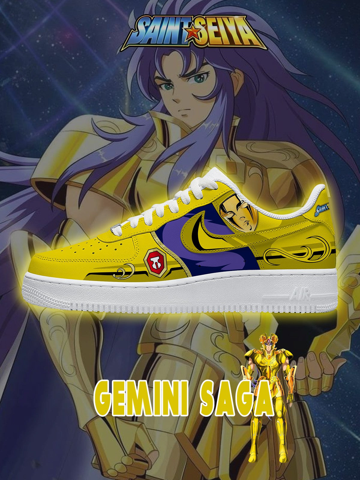 Gemini Saga V.2 Custom Air-Style Sneakers