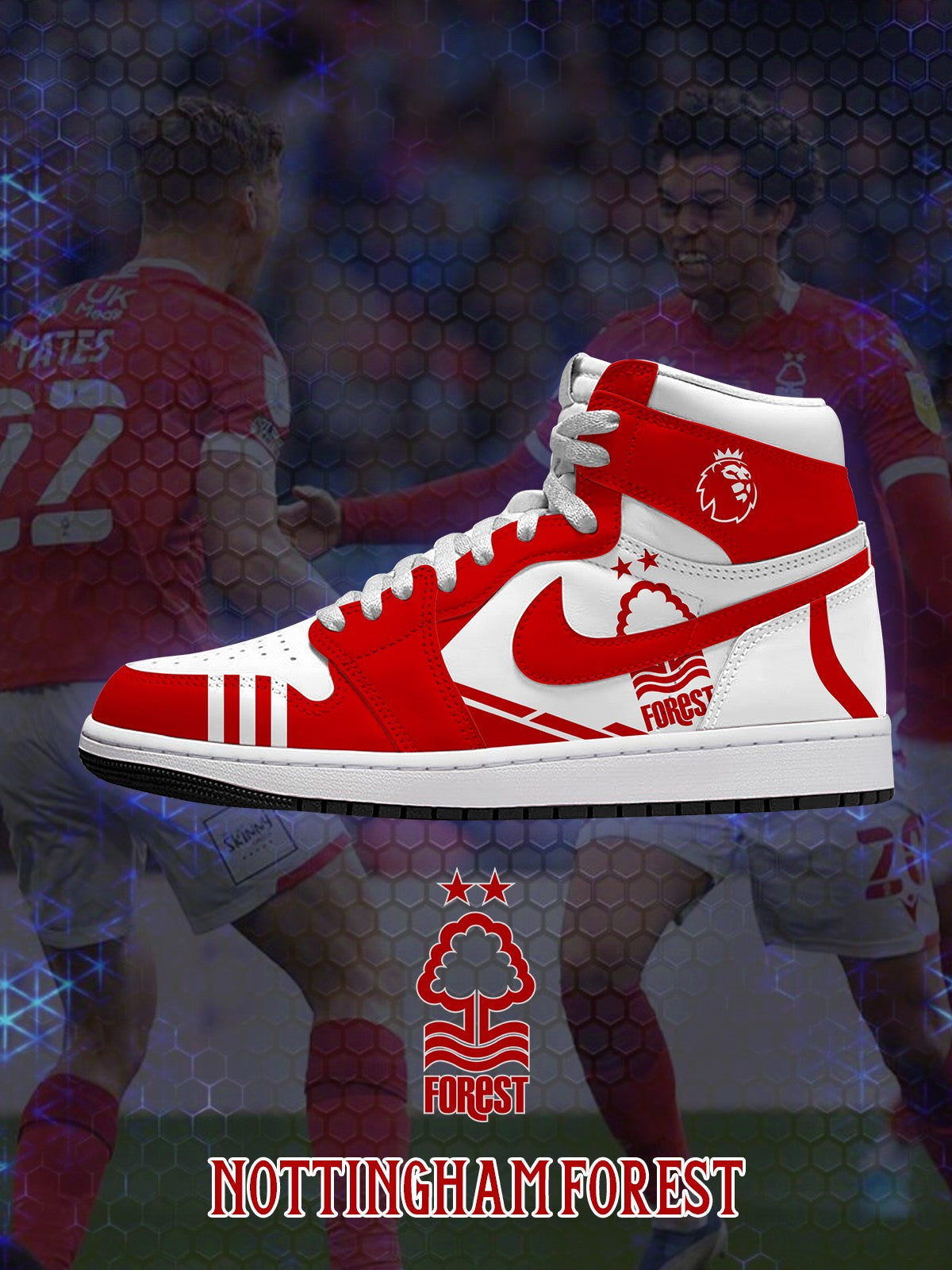 Nottingham Forest V.1 Custom High-Top Sneakers