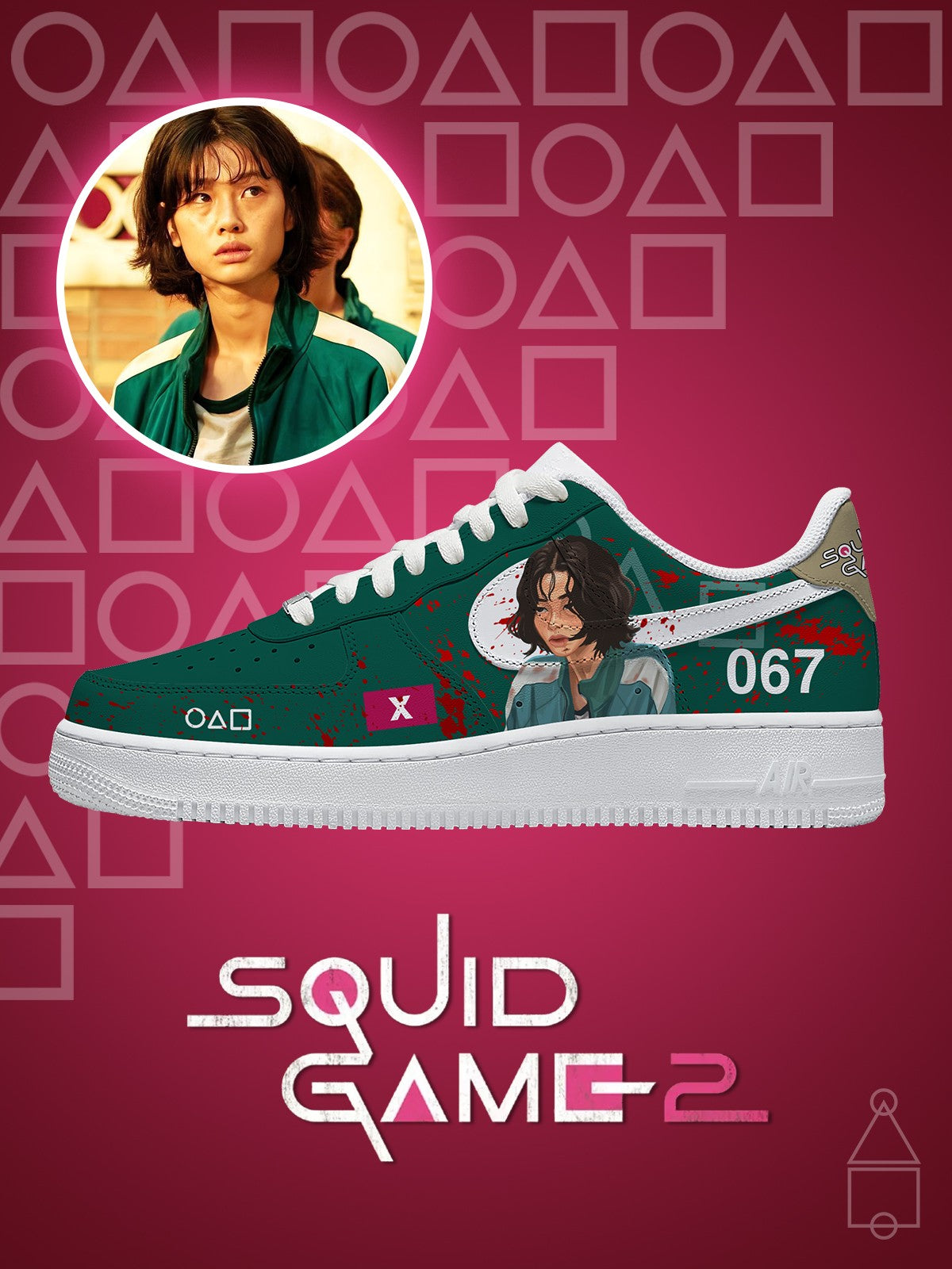 Kang Sae-byeok V.1 Custom Air-Style Sneakers