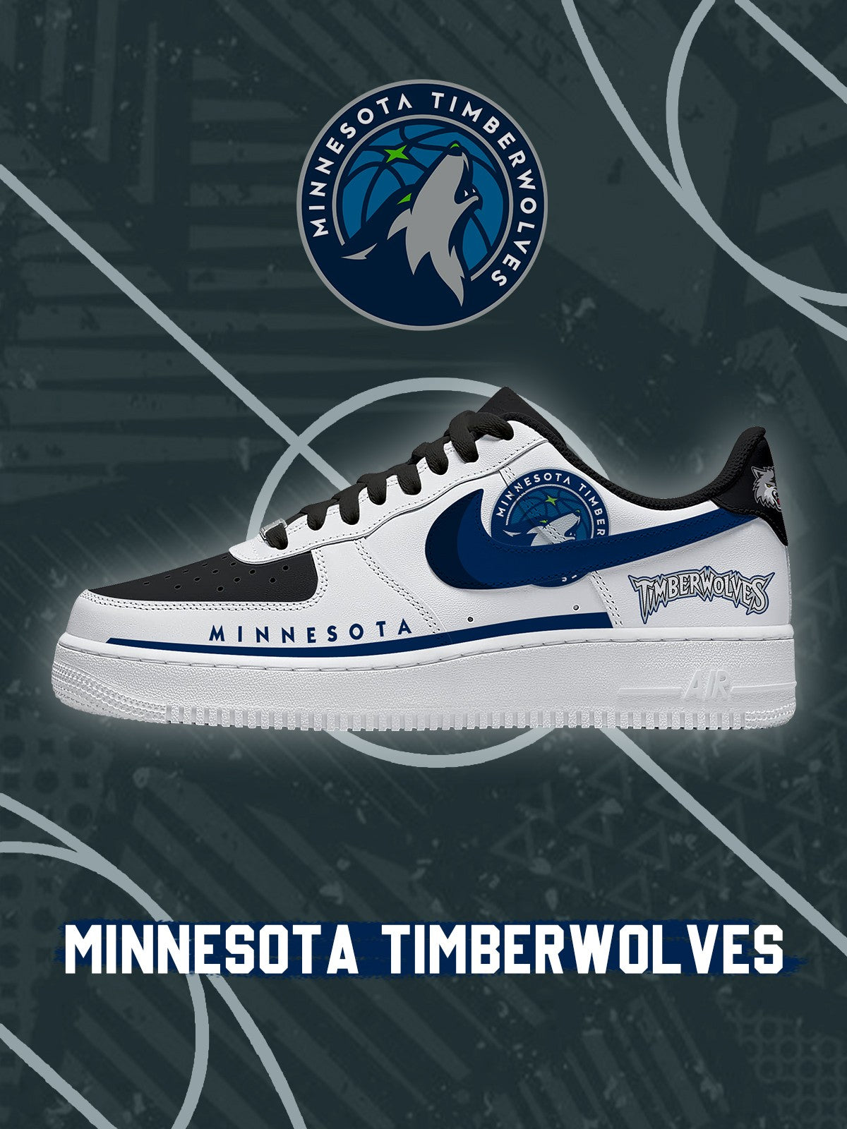 Zapatillas deportivas personalizadas Minnesota Basketball V.2 Air-Style