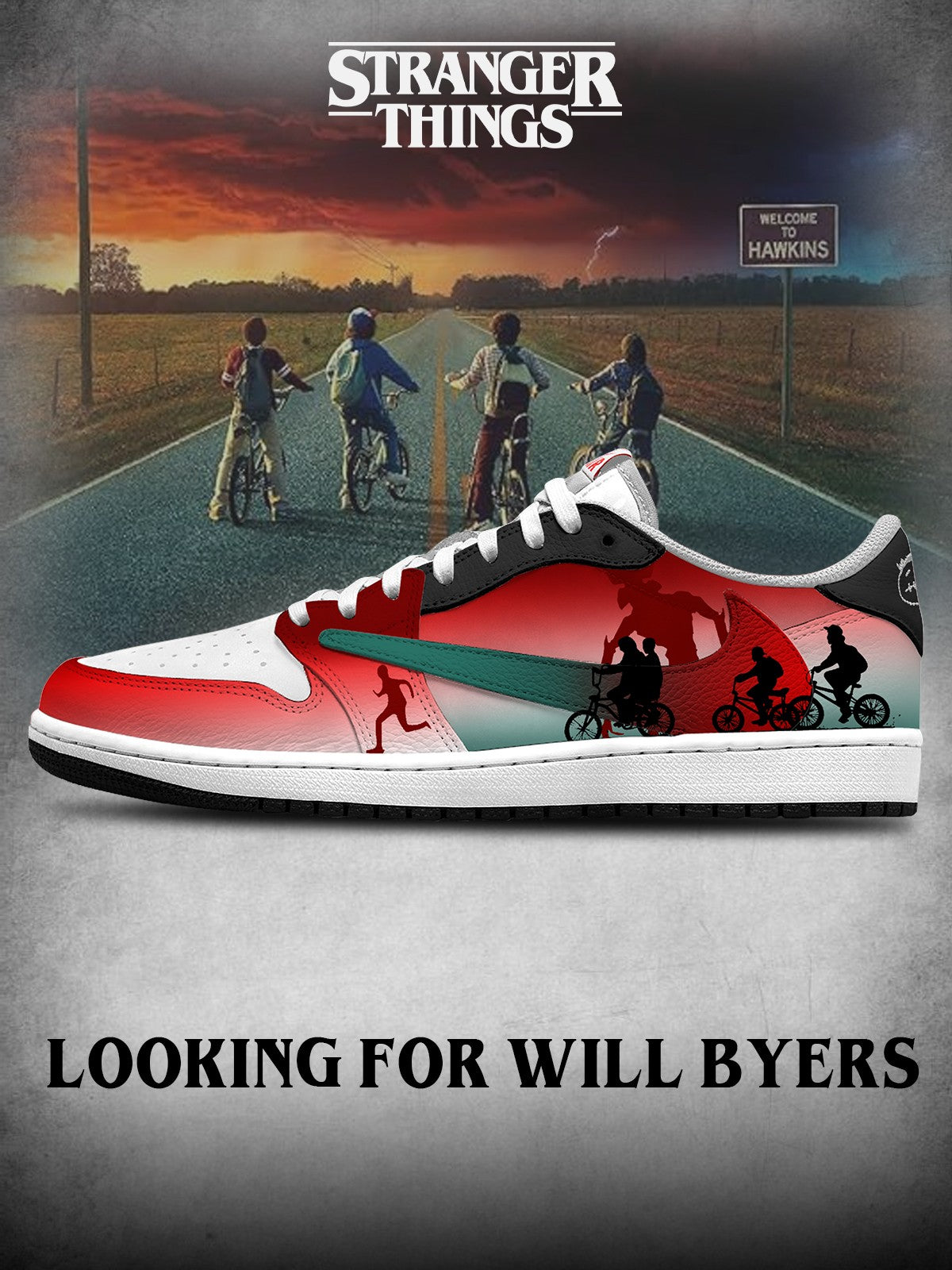 Ich suche Will Byers V.1 Custom TS Low Sneakers
