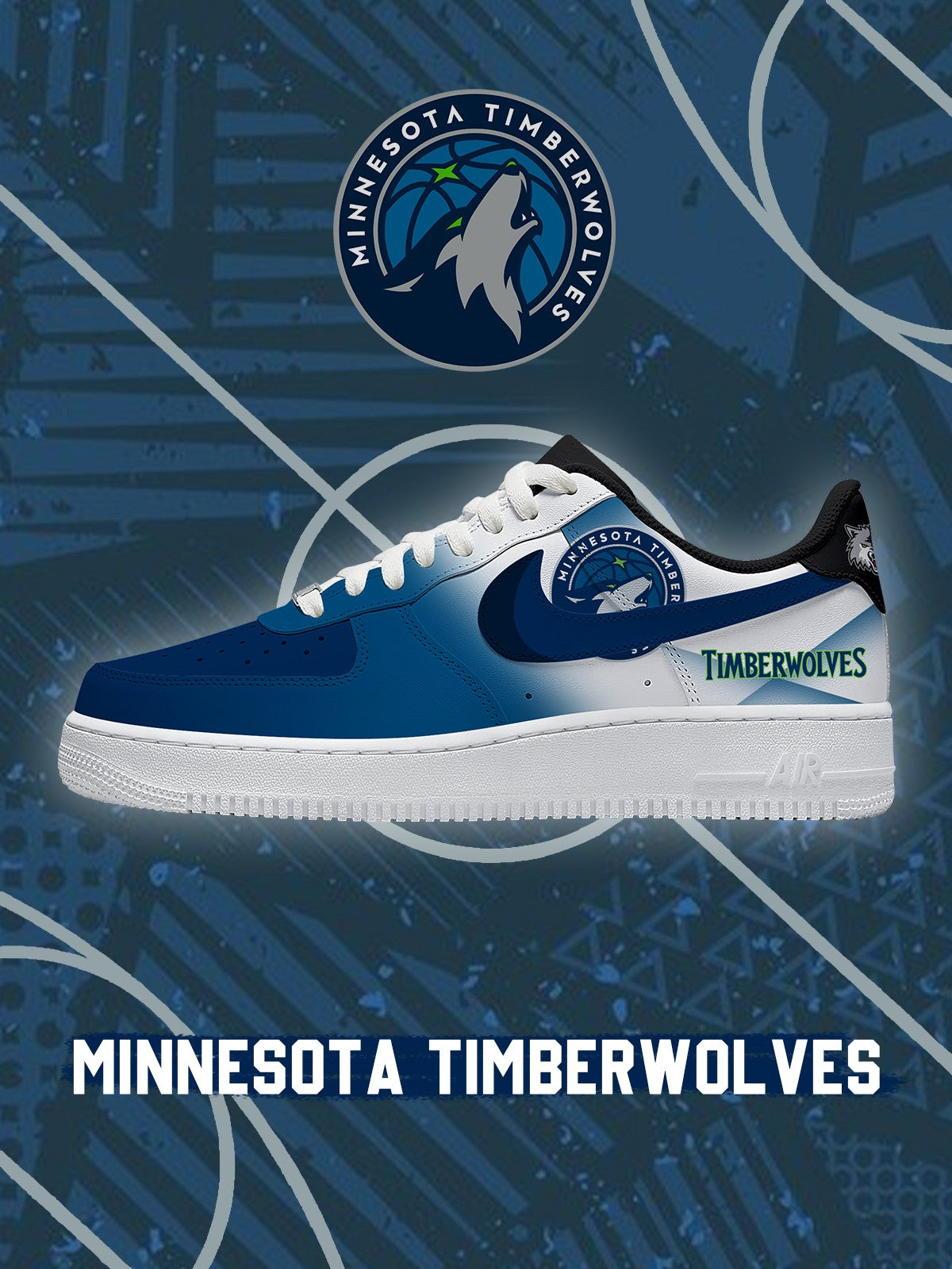 Zapatillas deportivas personalizadas Minnesota Basketball V.3 Air-Style