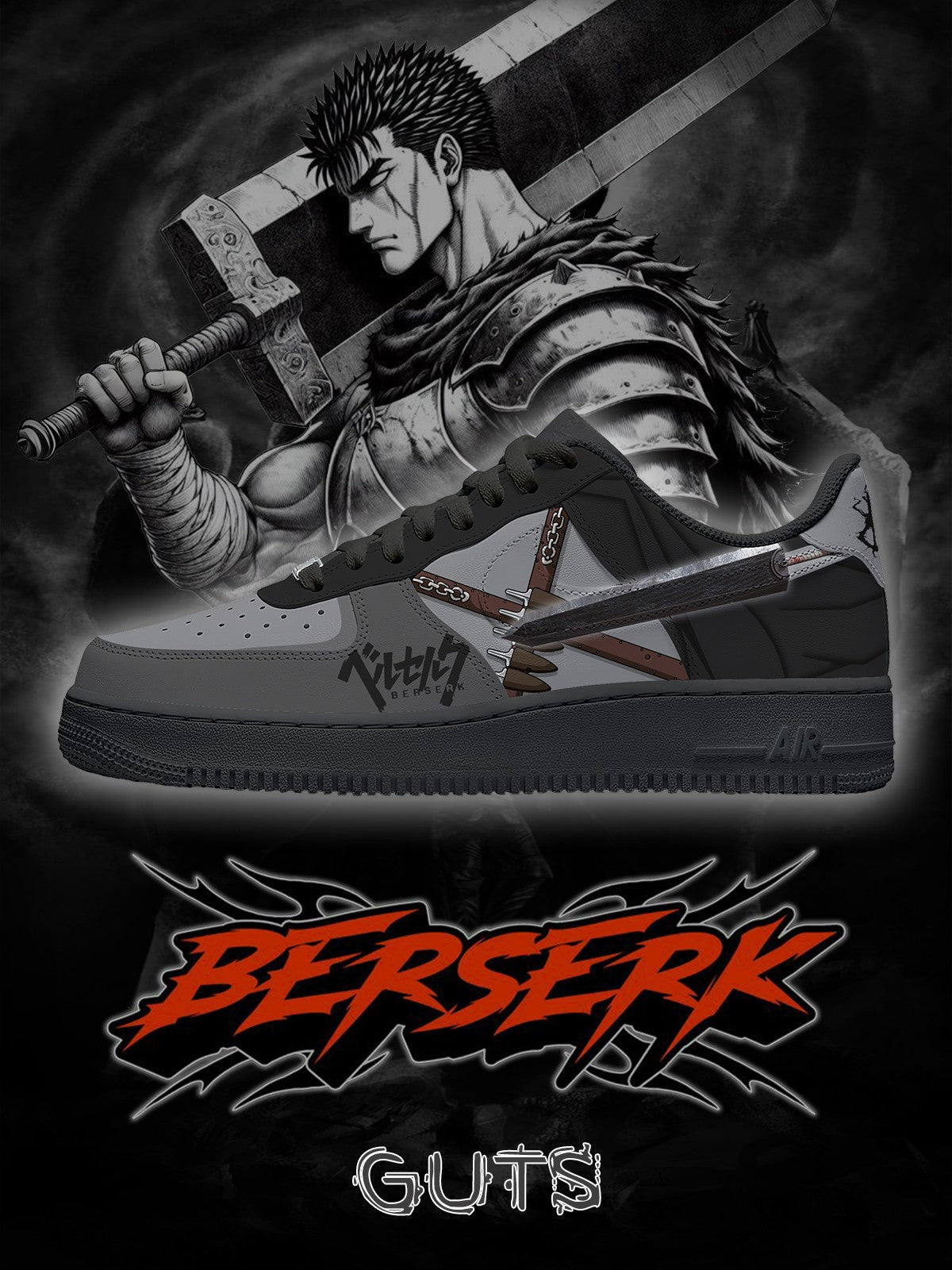 Guts V.3 Custom Air-Style Sneakers