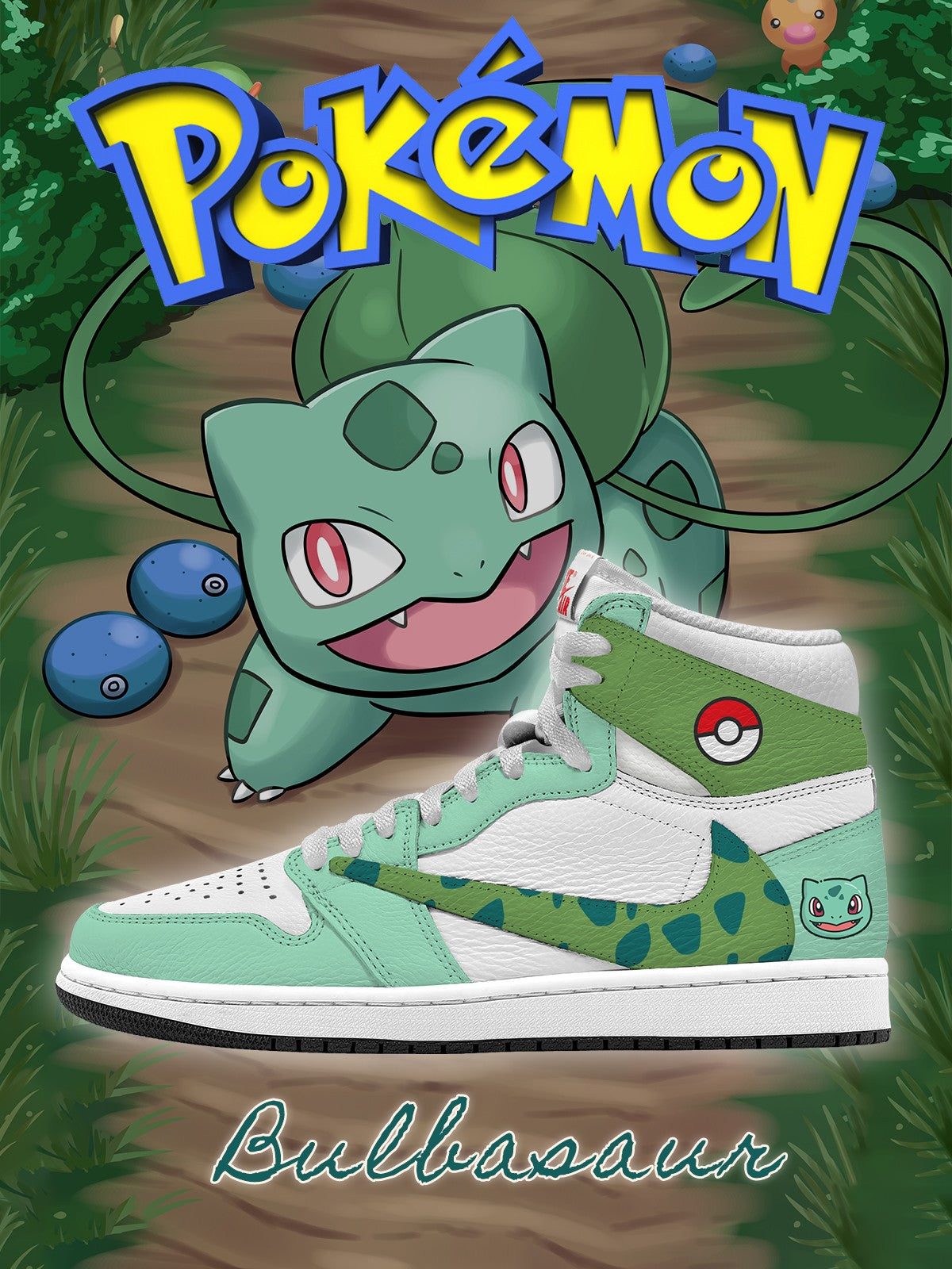 Zapatillas altas Bulbasaur V.2 Custom TS