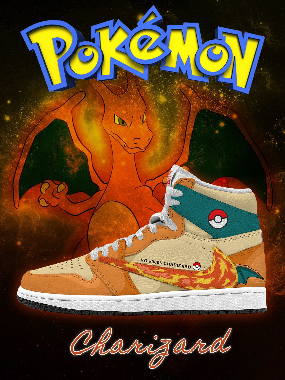 Zapatillas altas Charizard V.2 Custom TS