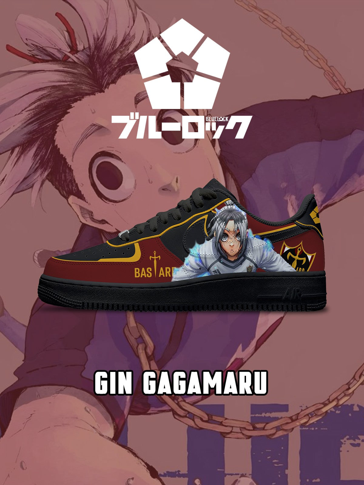 Zapatillas deportivas estilo aire personalizadas Gin Gagamaru V.4