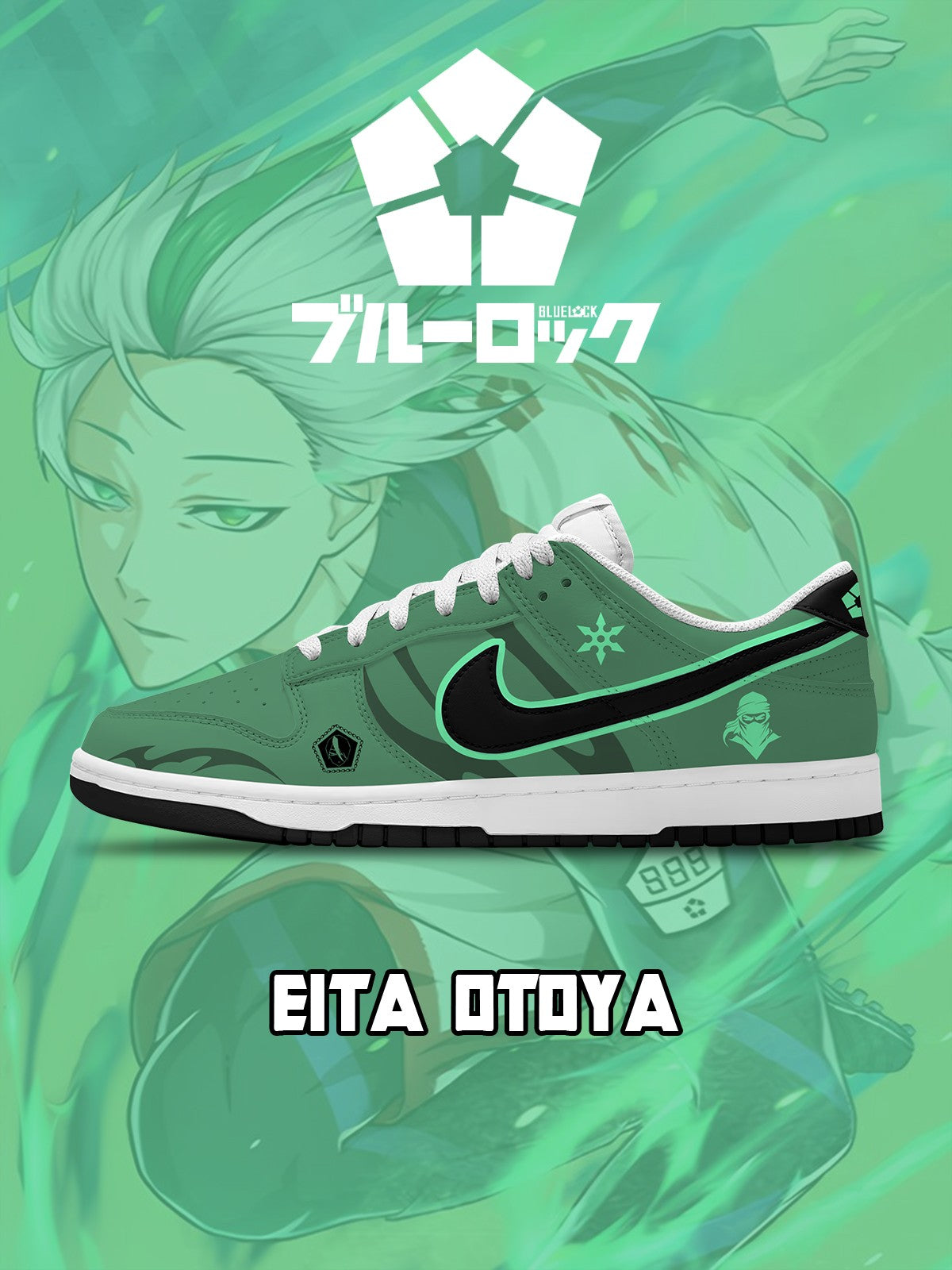 Eita Otoya V.1 Custom SB-Style Sneakers