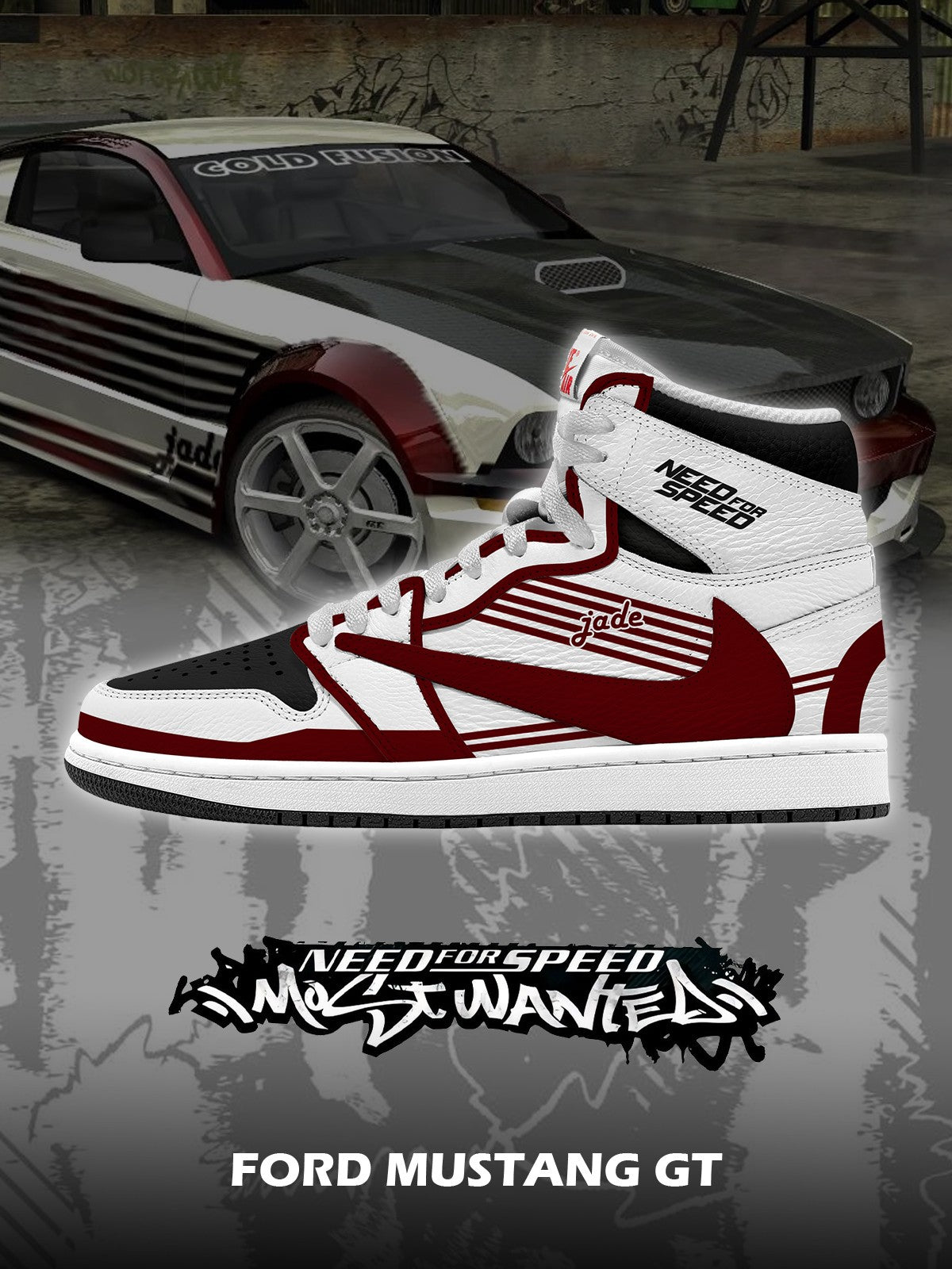 Zapatillas altas F.Mustang GT V.1 Custom TS