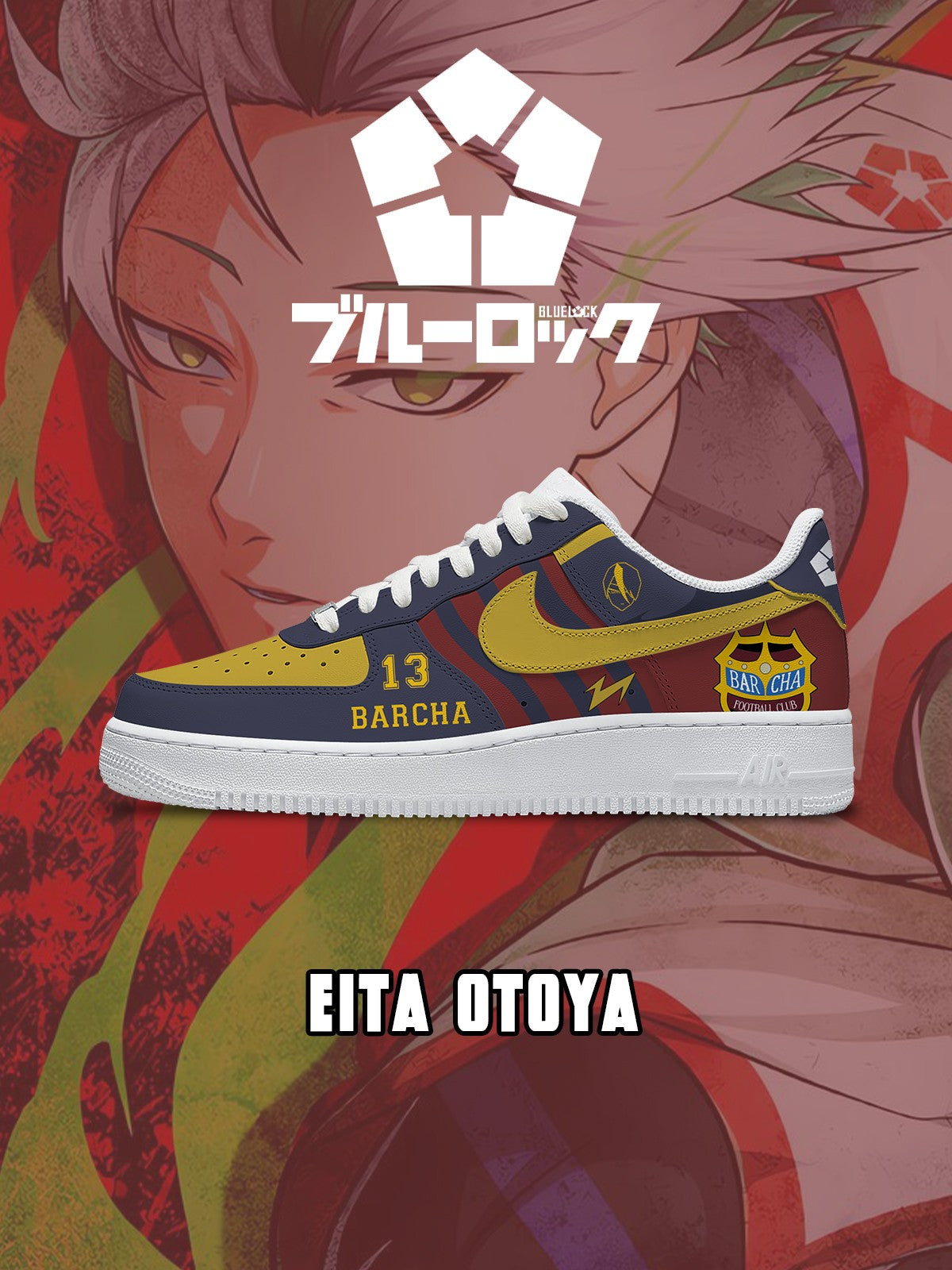 Eita Otoya V.2 Custom Air-Style Sneakers