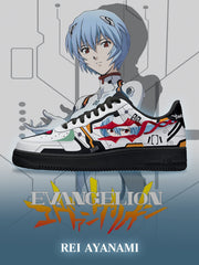 Rei Ayanami V.1 Custom Air-Style Sneakers
