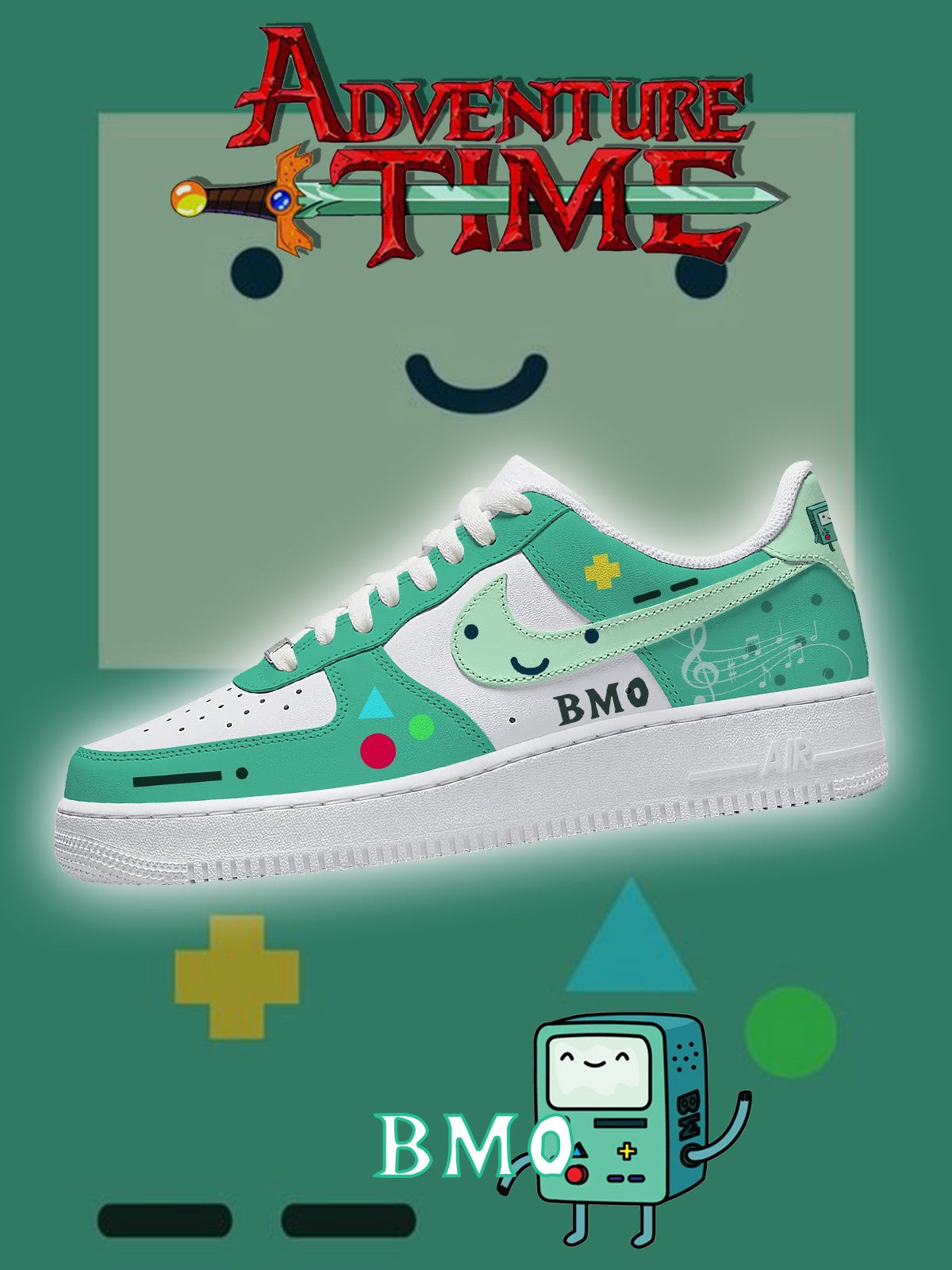 BMO V.1 Custom Air-Style Sneakers