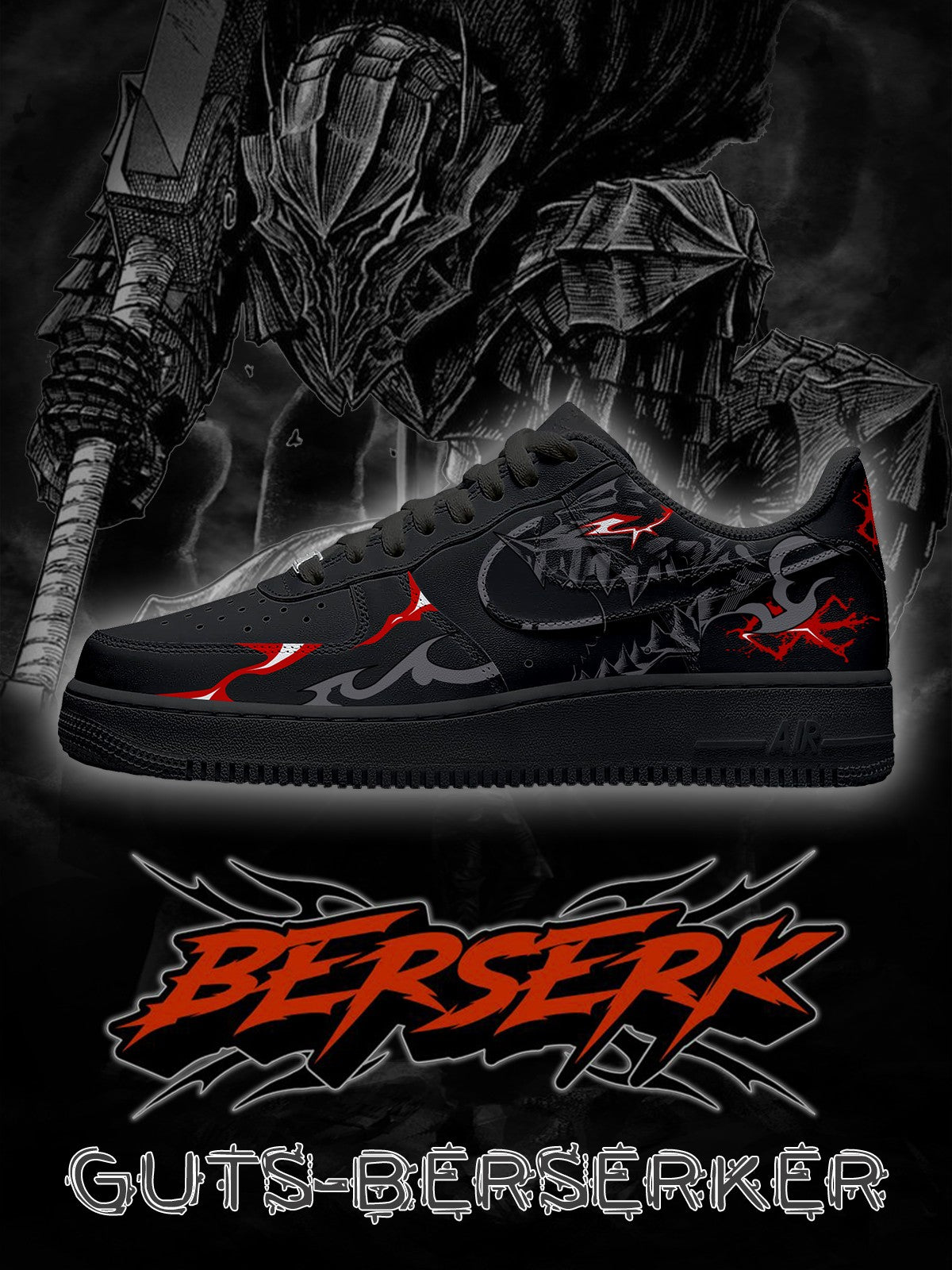 Guts Berserker V.5 Custom Air-Style Sneakers