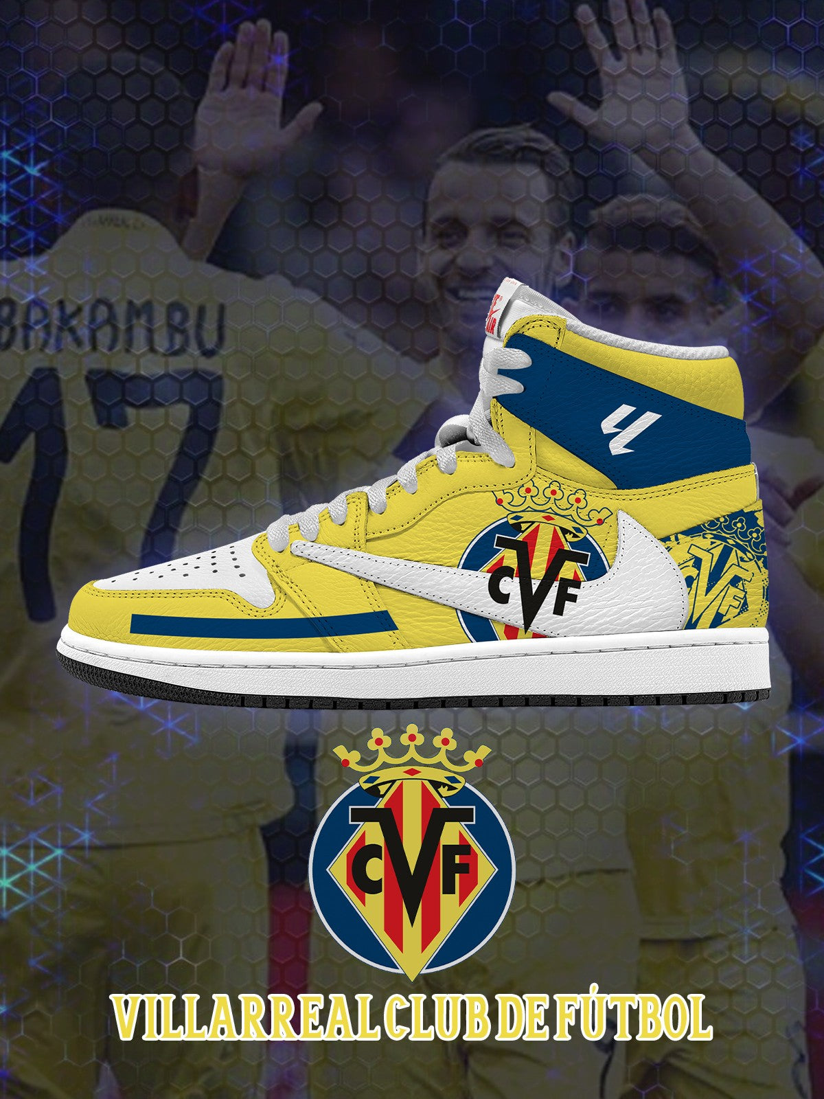 Zapatillas altas Villarreal V.1 Custom TS