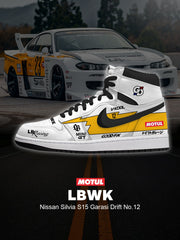 Silvia S15 Garasi Drift Nr. 12 V.1 Custom High-Top Sneakers