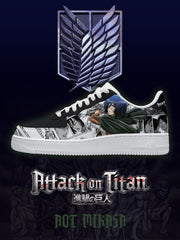 Mikasa Ackerman V.2 Custom Air-Style Sneakers