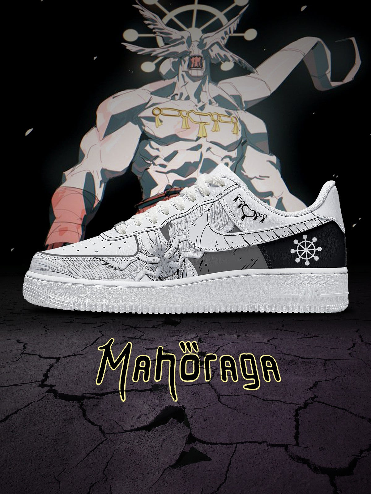 Mahoraga Custom Air-Style Sneakers