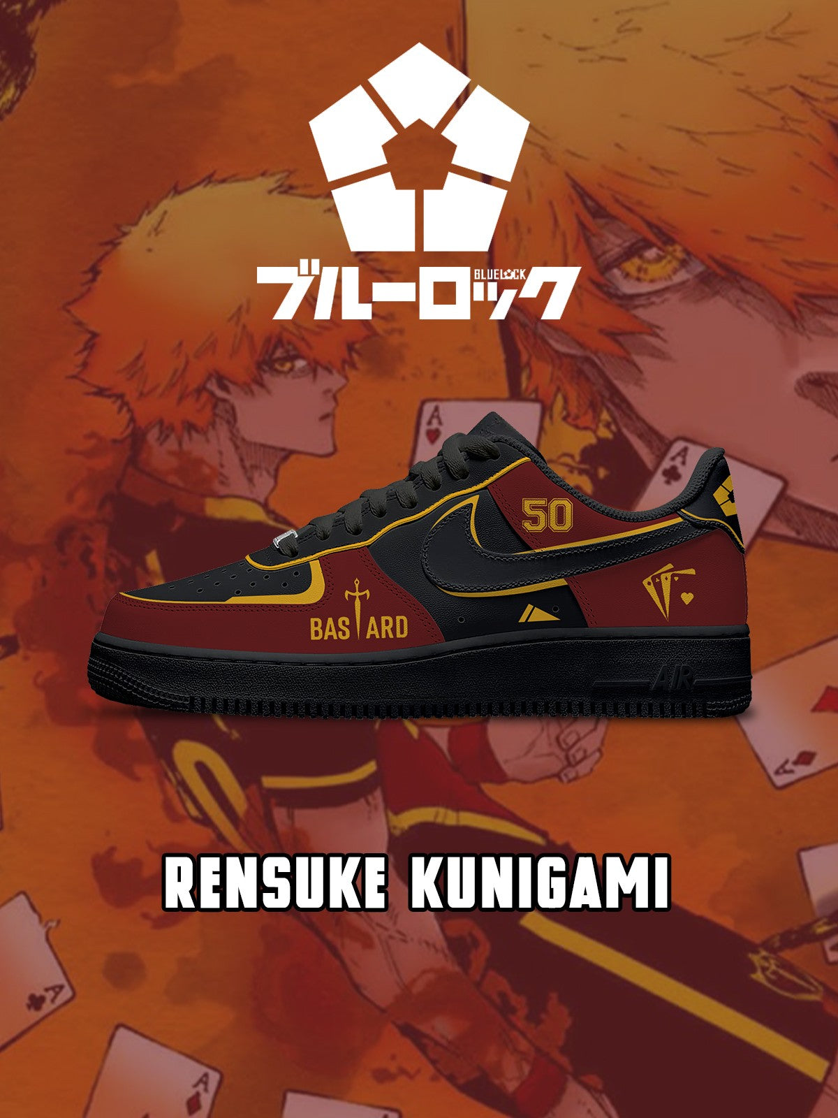 Zapatillas deportivas personalizadas Rensuke Kunigami V.2 Air-Style