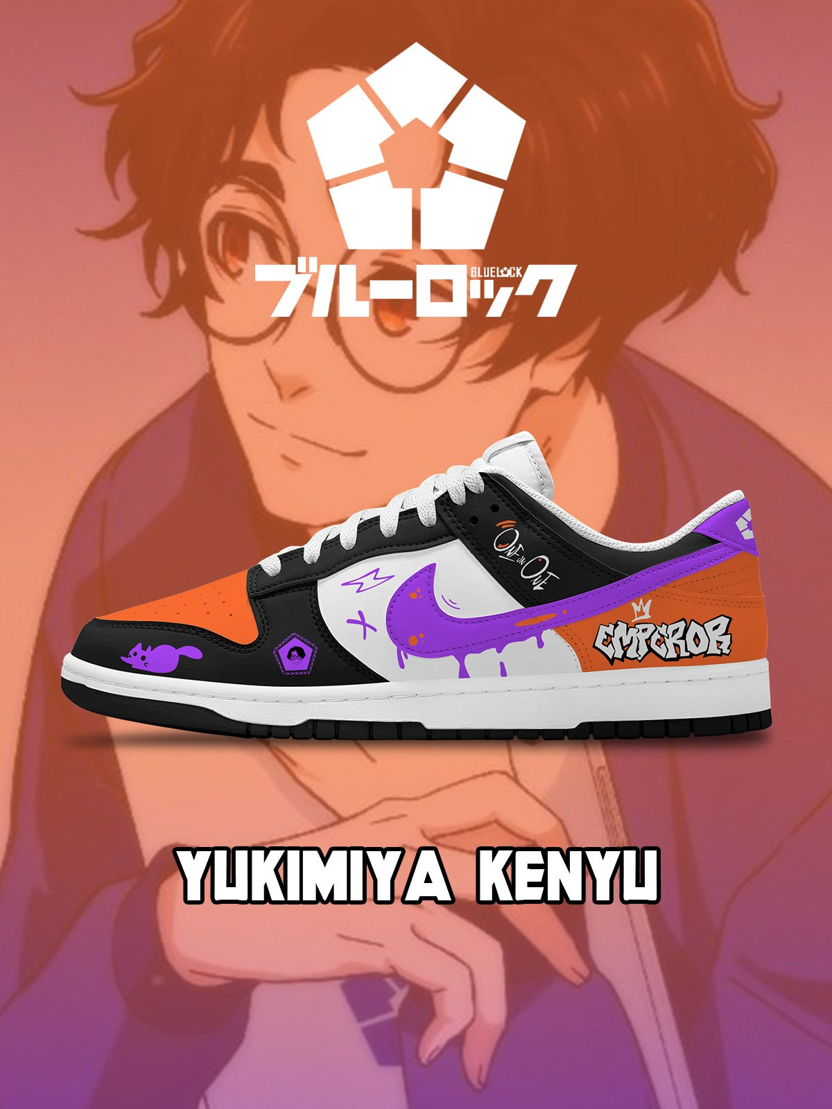 Yukimiya Kenyu V.1 Custom SB-Style Sneakers