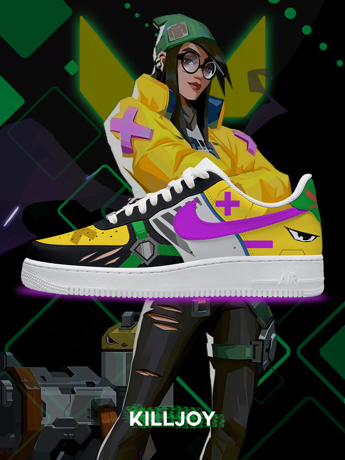 Killjoy V.1 Custom Air-Style Sneakers