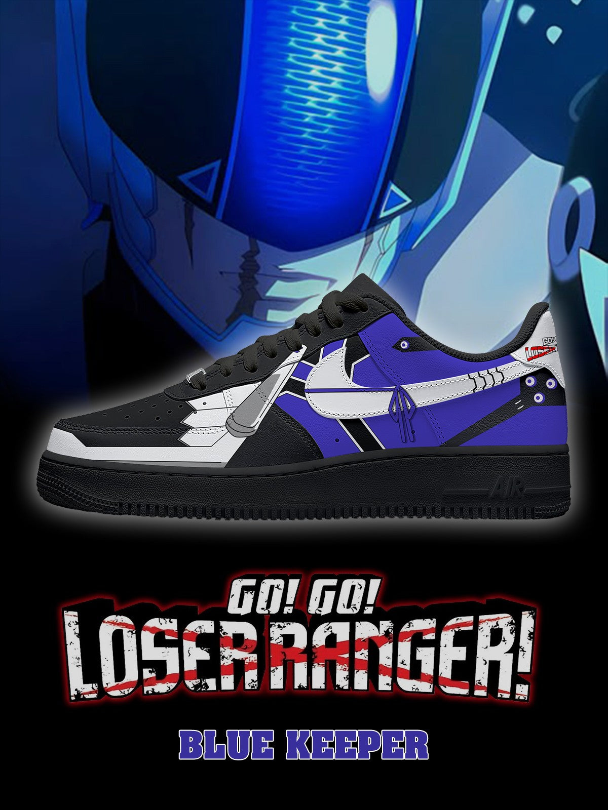 Blue Keeper V.1 Custom Air-Style Sneakers