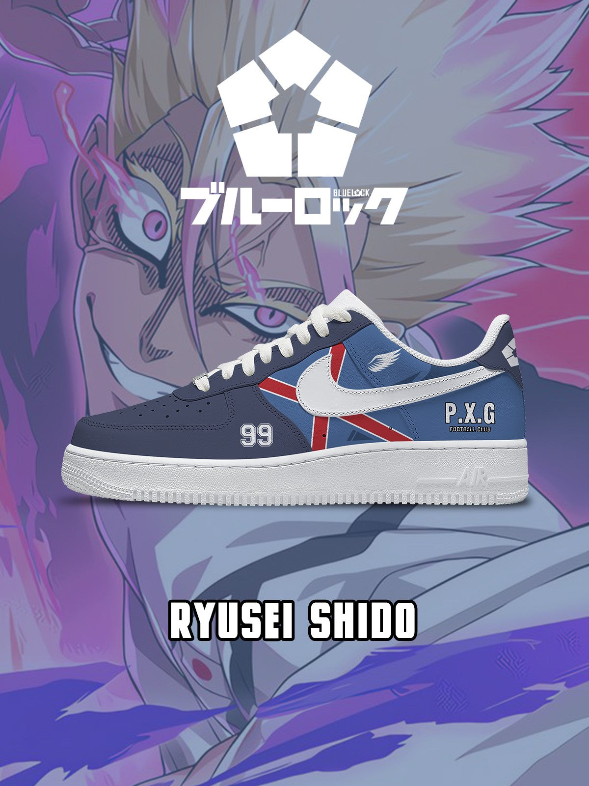Zapatillas deportivas Ryusei Shido V.2 personalizadas estilo Air