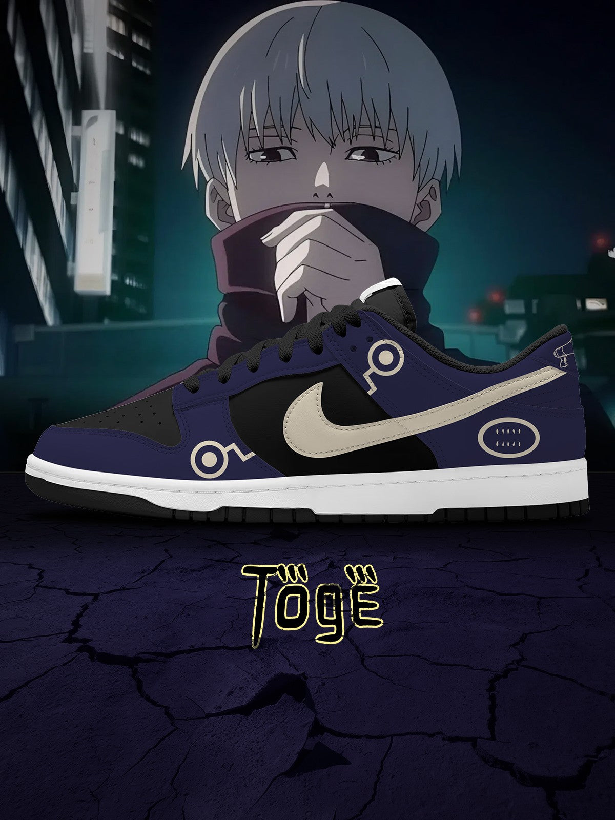Zapatillas deportivas estilo SB personalizadas Toge Inumaki V.3