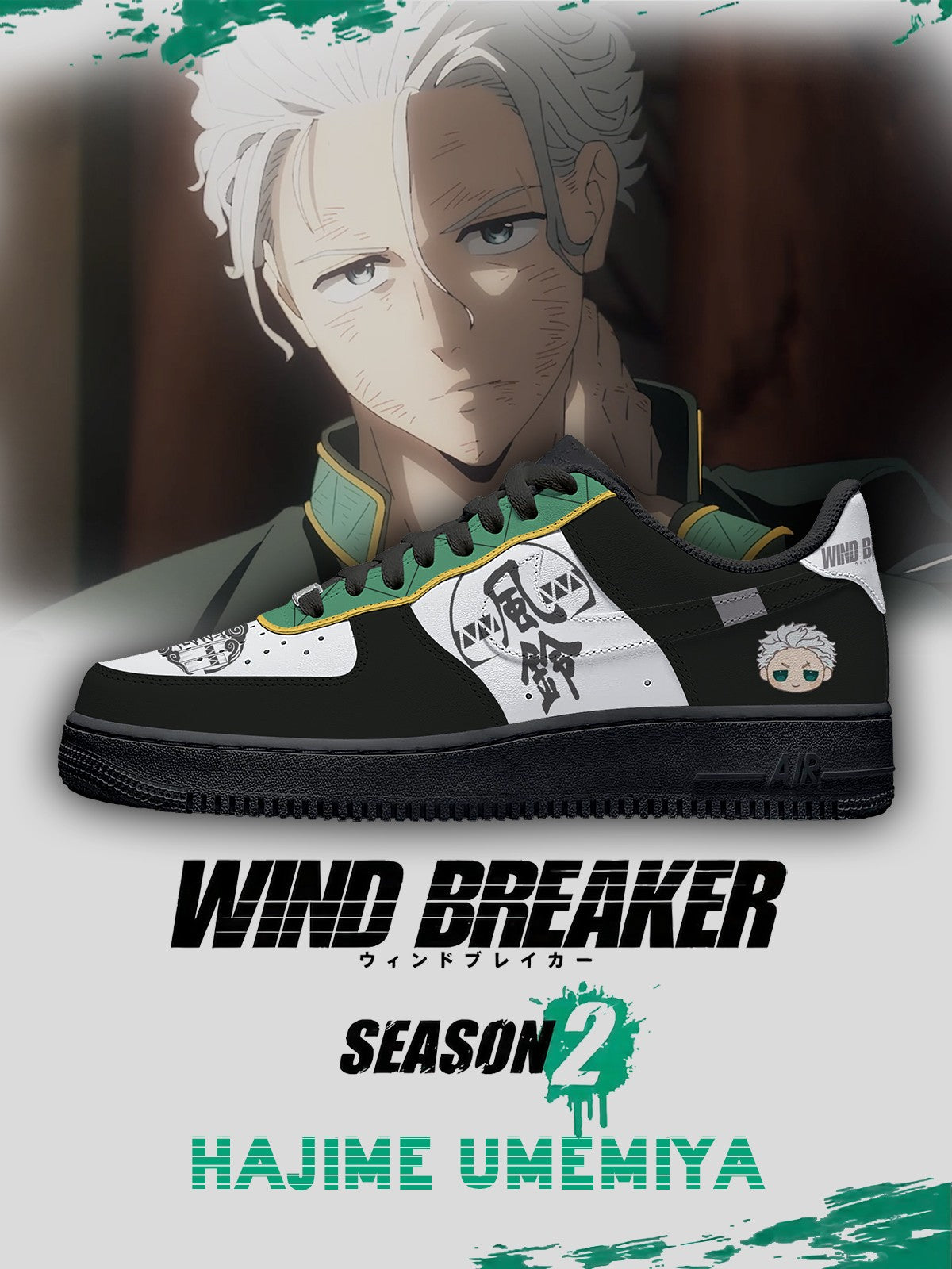 Hajime Umemiya V.1 Custom Air-Style Sneakers
