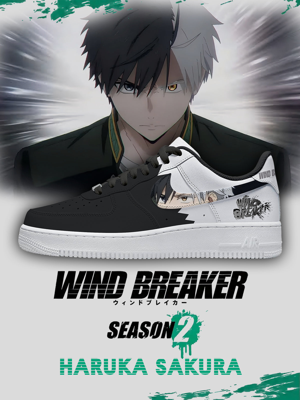 Haruka Sakura V.1 Custom Air-Style Sneakers