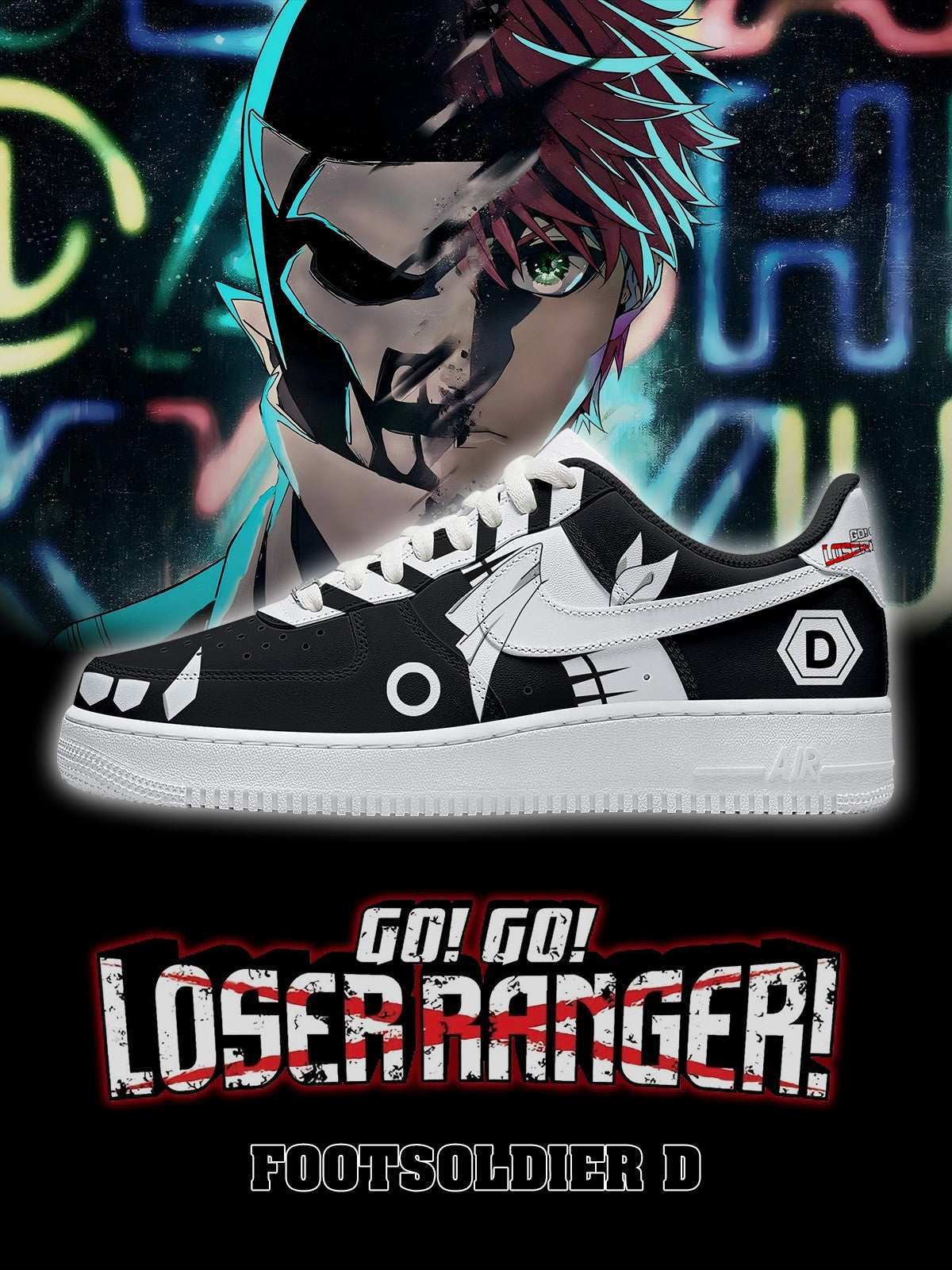 Footsoldier D V.1 Custom Air-Style Sneakers