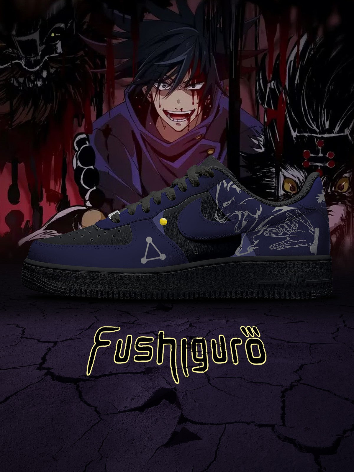 Zapatillas deportivas personalizadas Megumi Fushiguro V.2 Air-Style